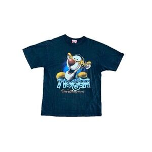 Vtg 90s Tigger Walt Disney World Graphic T-Shirt M Black GUC Mickey Inc